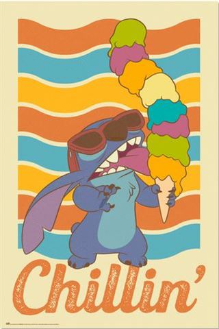 Lilo & Stitch - Chillin Regular Poster