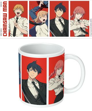 Chainsaw Man - Group Grid White Mug