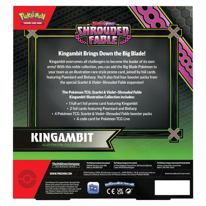 Pokemon TCG SV6.5 Shrouded Fable Kingambit Collection (6)