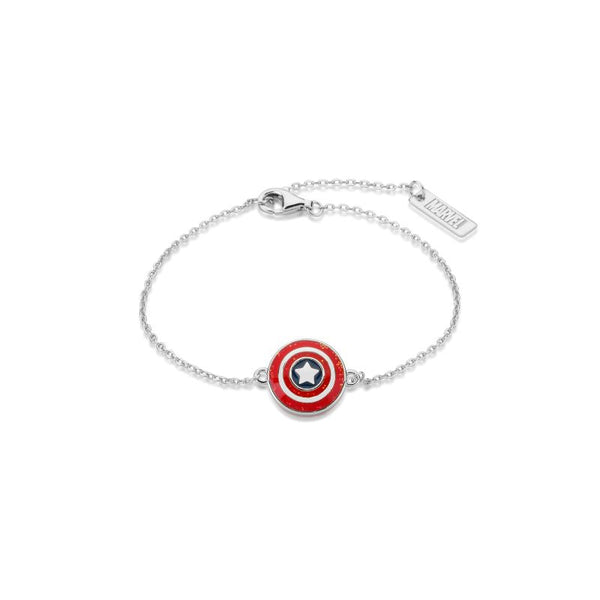 Marvel - Captain America Sterling Silver Bracelet