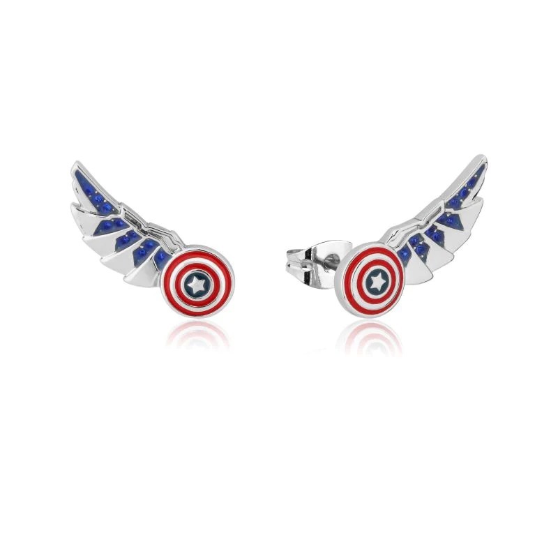 Marvel - Captain America Studs Sterling Silver