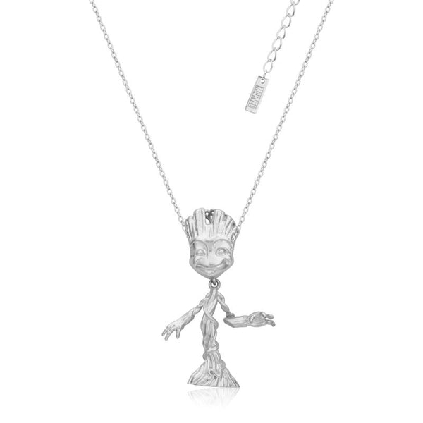 Marvel - Guardians Of The Galaxy Baby Groot Sterling Silver Necklace
