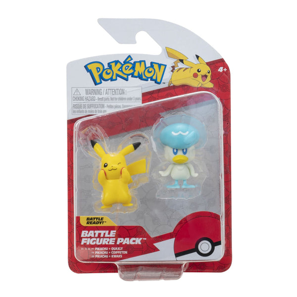 Pokemon Battle Figure Pack Pikachu + Quaxly