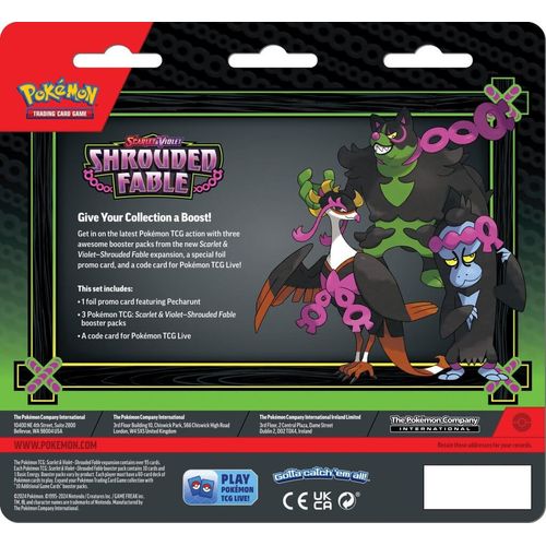 Pokemon TCG SV6.5 Shrouded Fable 3 Pack Blister