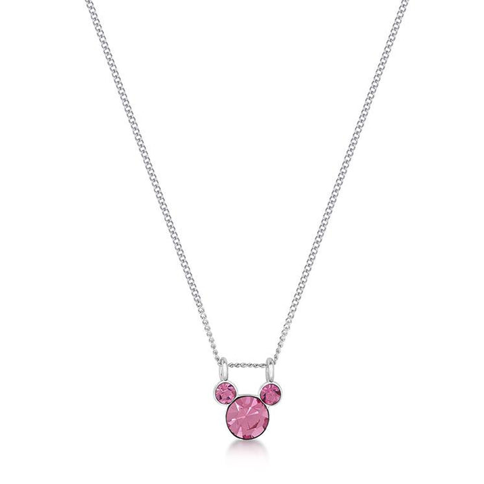 Disney - Mickey Mouse October  Birthstone Necklace