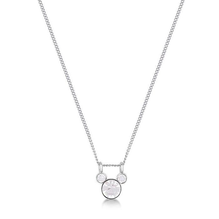 Disney - Mickey Mouse April Birthstone Necklace