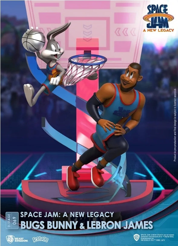 BEST KINGDOM D STAGE SPACE JAM A NEW LEGACY BUGS BUNNY & LEBRON JAMES