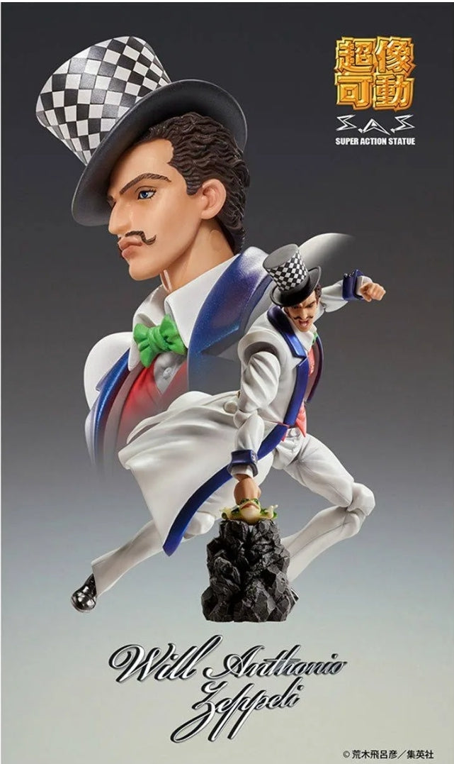 Medicos JoJo's Bizarre Adventure Chozokado Will A Zeppeli Action Figure