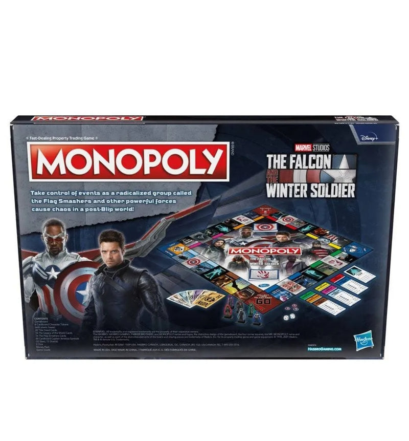 Monopoly Marvel Studios' The Falcon and The Winter Soldier Edition Board Game