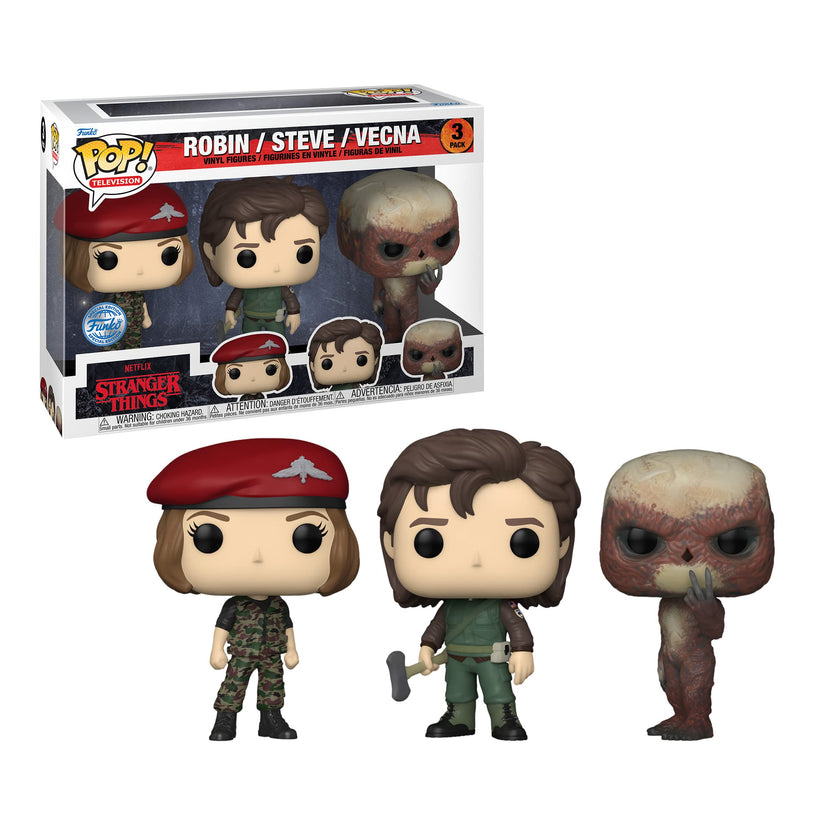 Stranger Things - Robin, Steve & Vecna Pop! 3pk