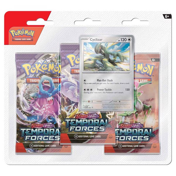 Pokemon TCG Scarlet & Violet 5 Temporal Forces Three Booster Blister