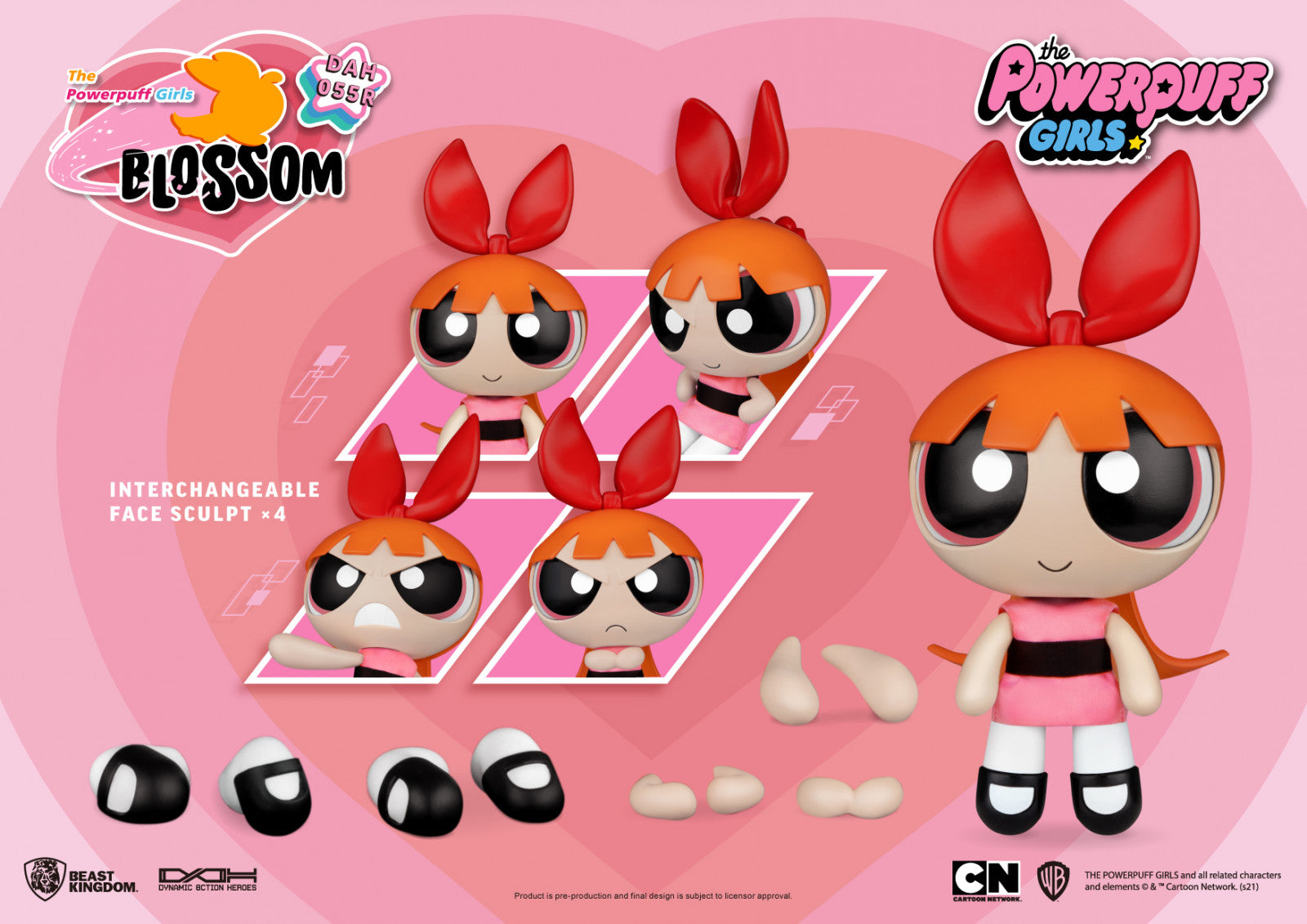 Beast Kingdom Dynamic Action Heroes Powerpuff Girls Blossom