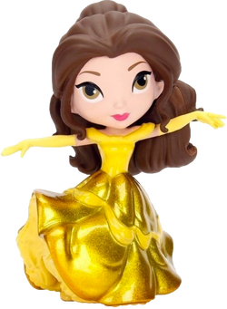 Disney Princess - Belle With Gold Dress Diecast MetalFig