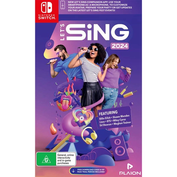 Let's Sing 2024 Switch Mic Bundle