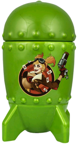 DC Bombshells - Harley Quinn 3D Bomb Mug w/ Lid