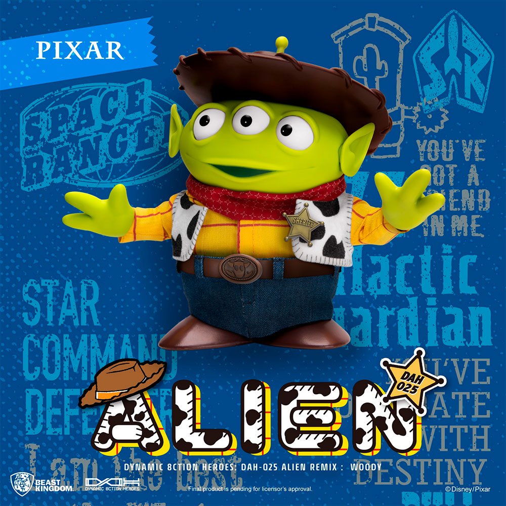 Beast Kingdom Dynamic Action Heroes Alien Remix Woody