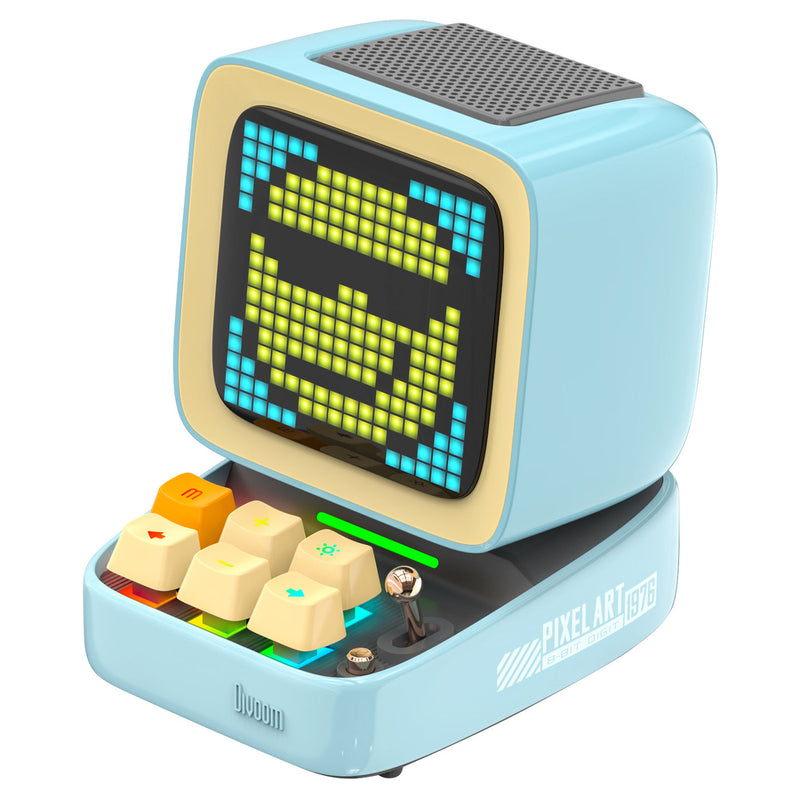 Divoom Ditoo-Pro Retro Pixel Art Bluetooth Speaker Blue