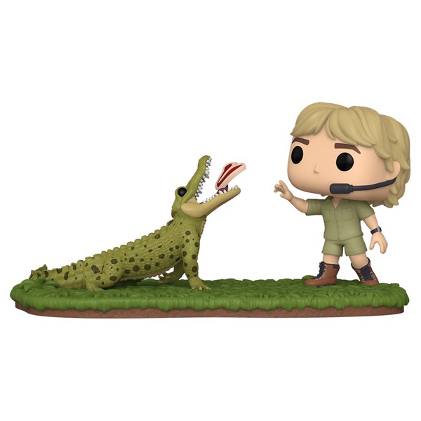 The Crocodile Hunter - Steve Irwin with Agro the Crocodile Pop! Moment