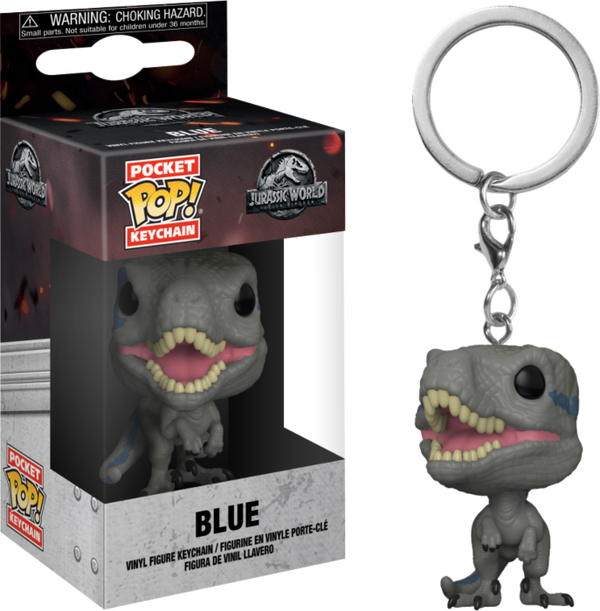 Jurassic World -  Fallen Kingdom - Blue Pocket Pop! Keychain