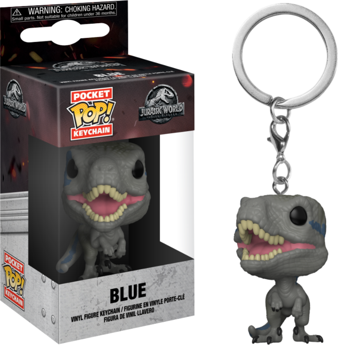 Jurassic World -  Fallen Kingdom - Blue Pocket Pop! Keychain