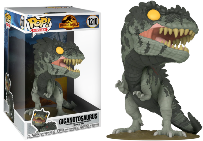 Jurassic World 3 - Giganotosaurus 10" Pop!