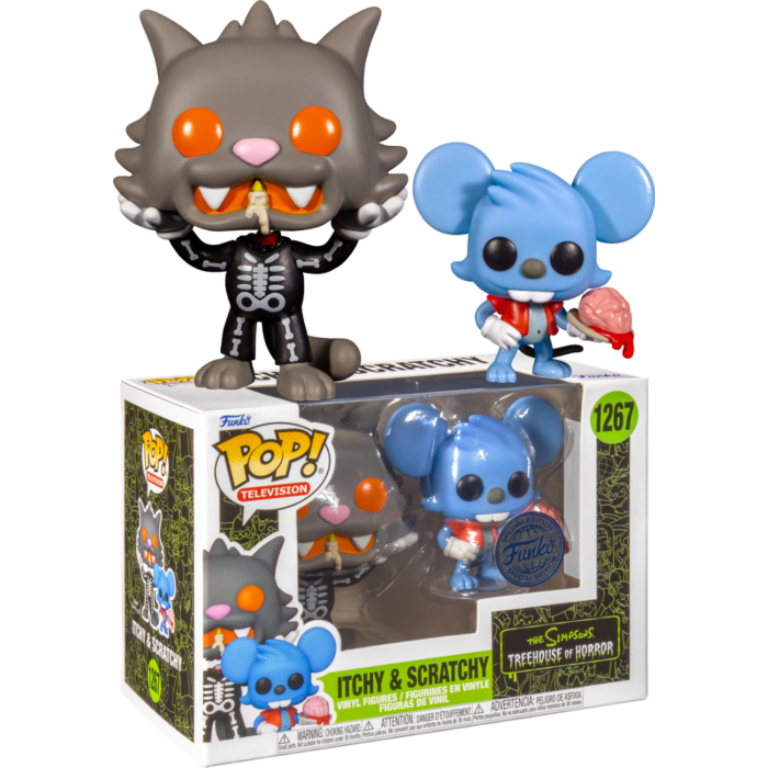 Simpsons - Itchy & Scratchy (Skeleton) Pop! RS