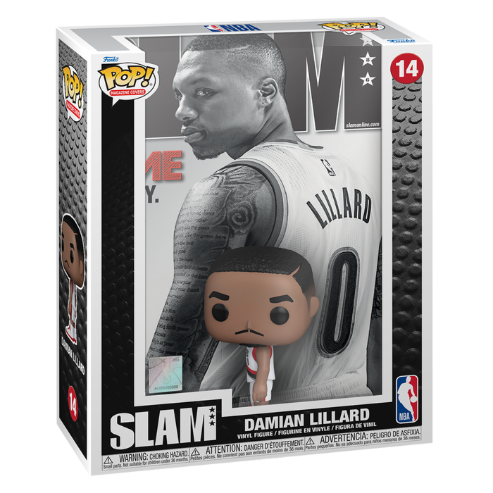 NBA Slam Damian Lillard Pop! Cover