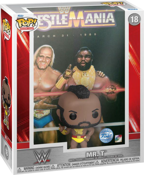 WWE - Mr T Wrestlemania PPV Pop! Vinyl Cover