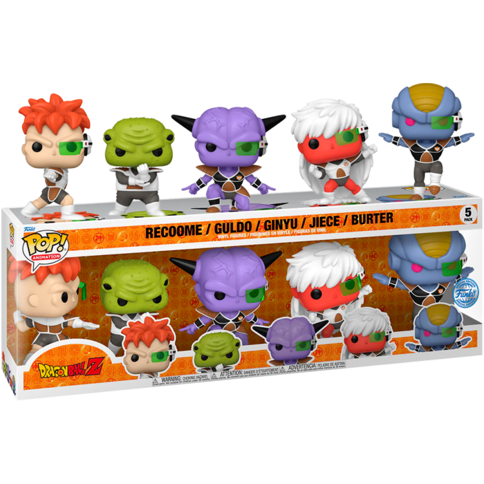 Dragonball Z - Ginyu Force Pop! Vinyl 5 Pack