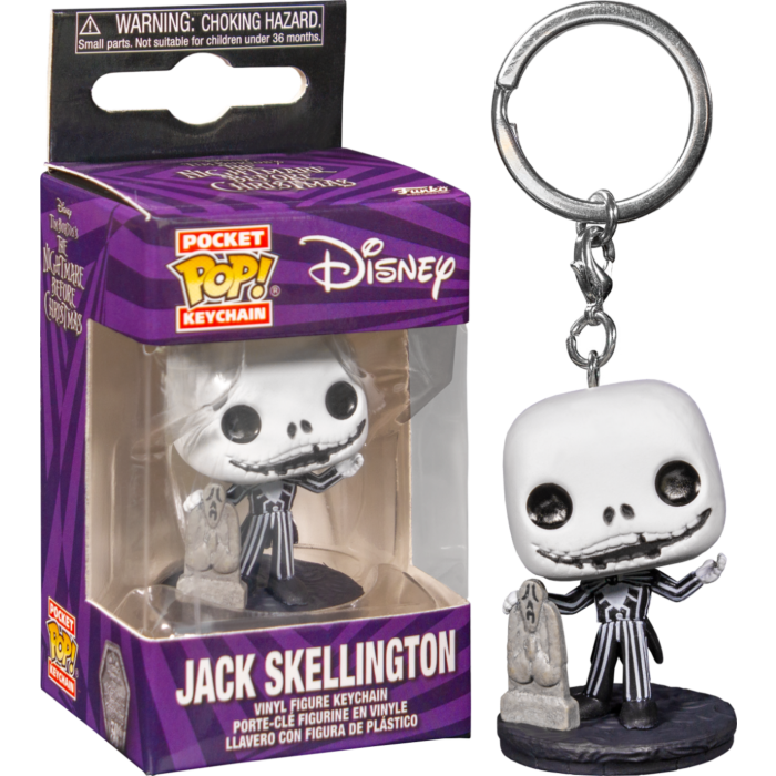 The Nightmare Before Christmas - 30th Anniversary Jack Pop! Vinyl Figure Keychain