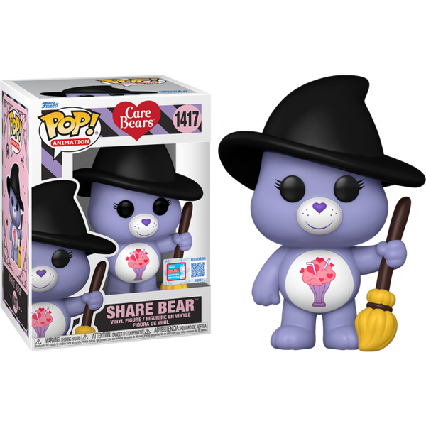 Care Bears - Share Bear Witch NY24 EXC Pop! RS