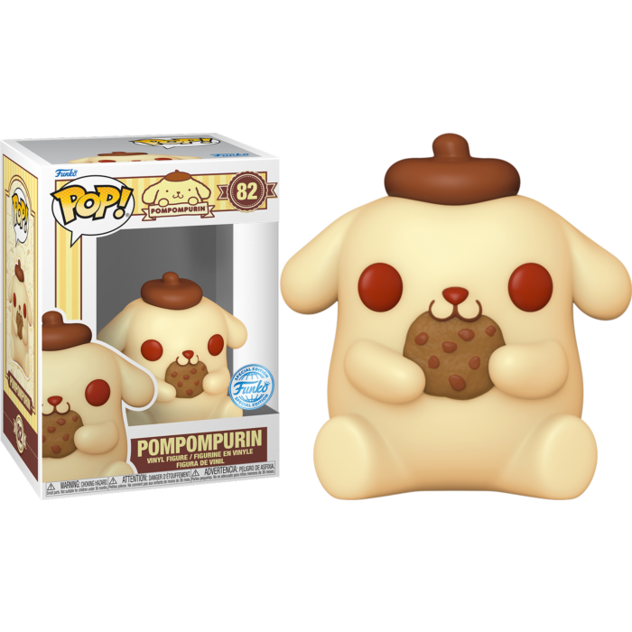 Hello Kitty-Pompompurin w/food Pop! RS