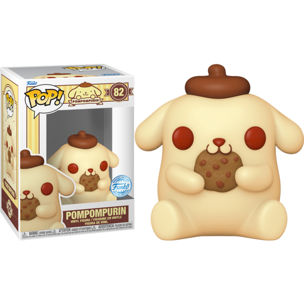 Hello Kitty-Pompompurin w/food Pop! RS