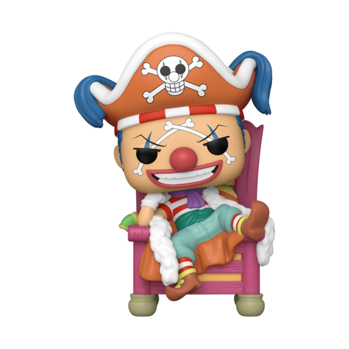 One Piece- Buggy on Throne DLX NY24 EXC Pop!