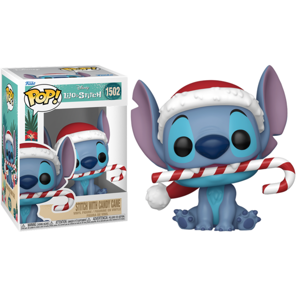 Lilo & Stitch- Stitch w/Candy Cane Holiday Pop!