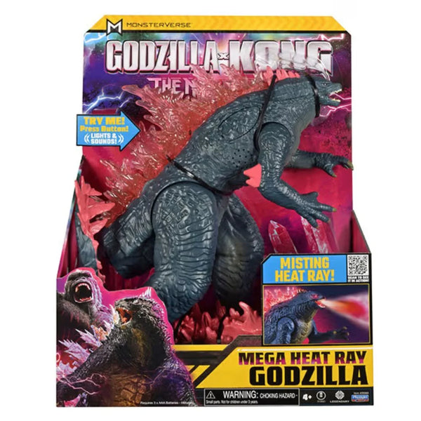 GODZELLA X KONG New Empire Mega Heat Ray Godzilla 33cm Electronic Action Figure
