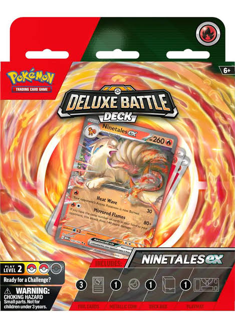 Pokemon Ninetalex ex & Zapdos ex Deluxe Battle Deck