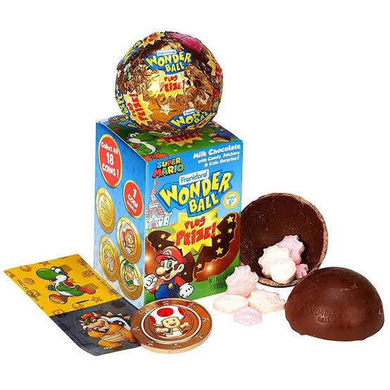 Super Mario - Wonder Ball Chocolate Surprise Egg 28g