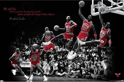 NBA - Michael Jordan Fly Regular Poster