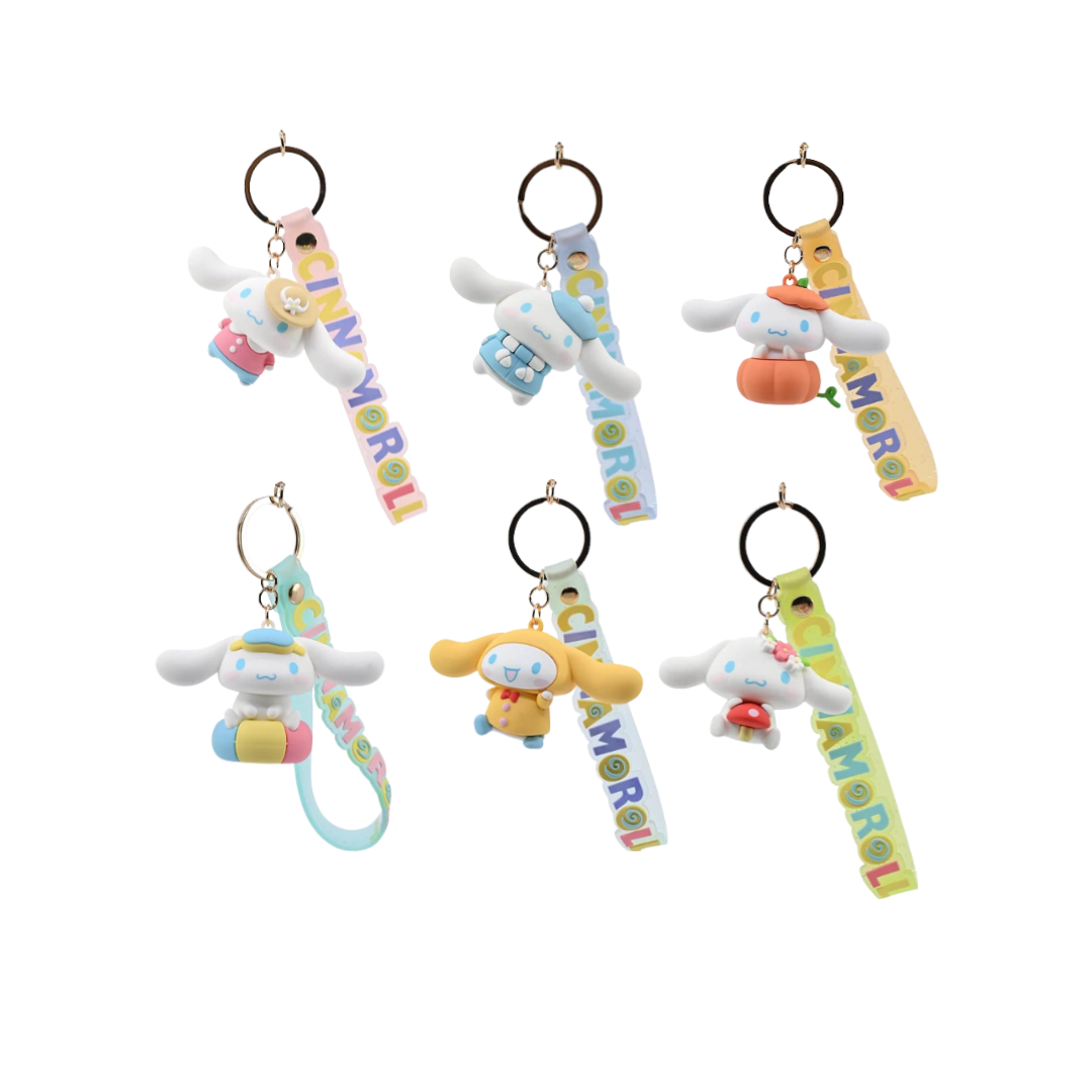 Hello Kitty & Friends Cinnamoroll Animal Keychain with Hand Strap