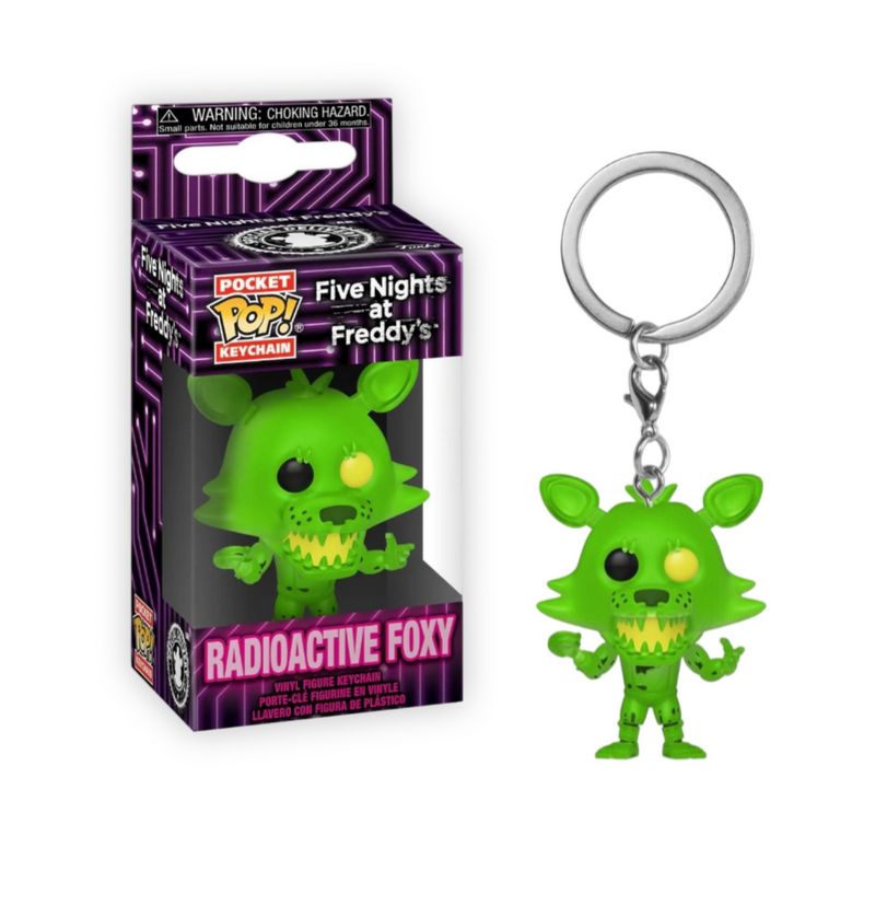 Five Nights At Freddy's Radioactive Foxy Pop! Keychain