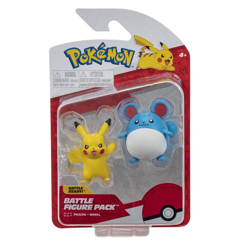 Pokemon Battle Figure Pack Pikachu + Marill