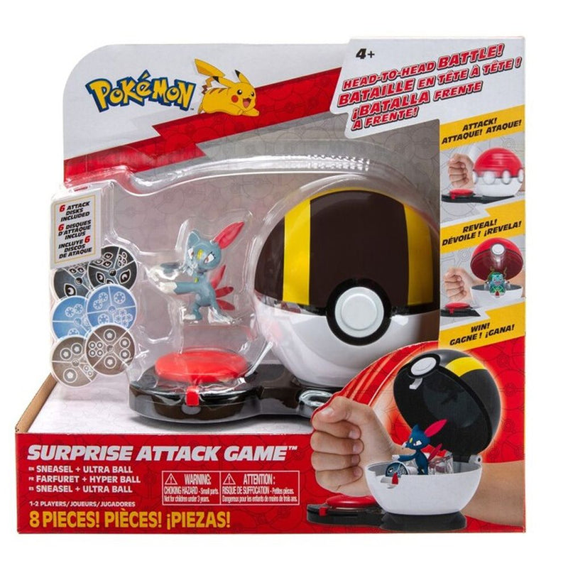 Pokemon Surprise Attack Game Sneasel + Ultra Ball