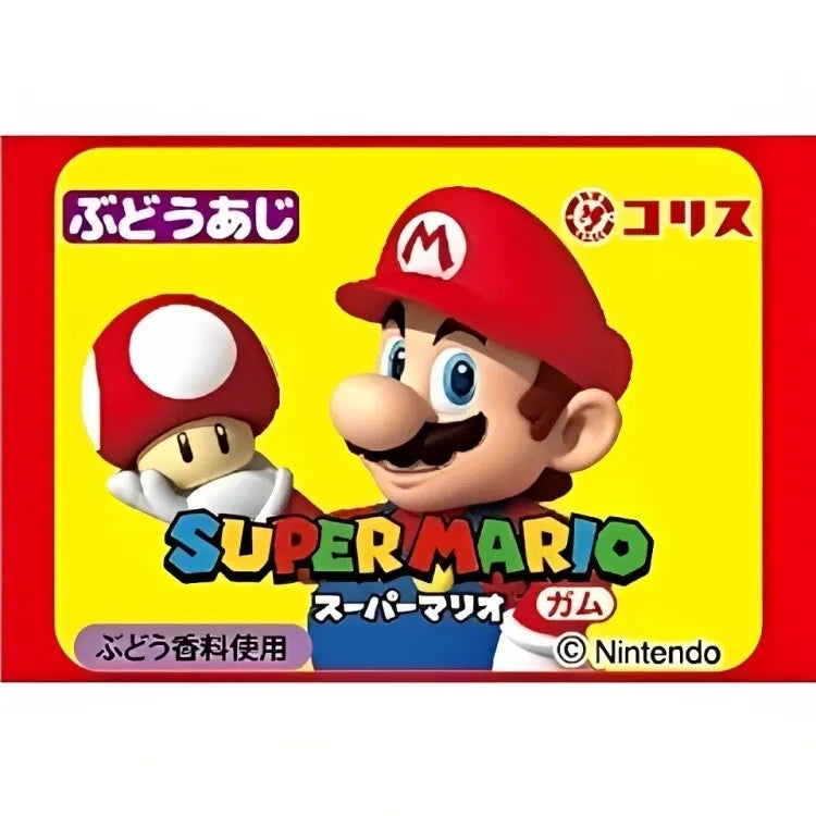 Nintendo Super Mario Grape Flavour Gum piece 6g each