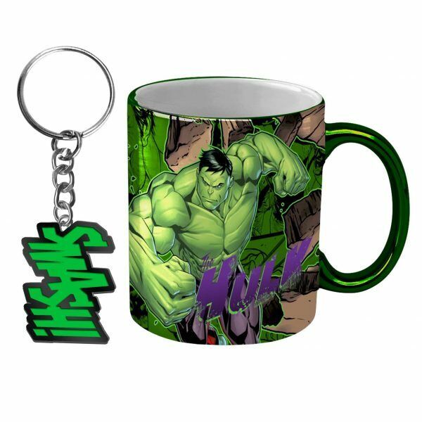Coffee Mug and Keyring Pack Marvel Hulk