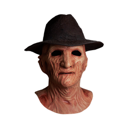Nightmare on Elm St - Freddy Dlx Mask & Hat