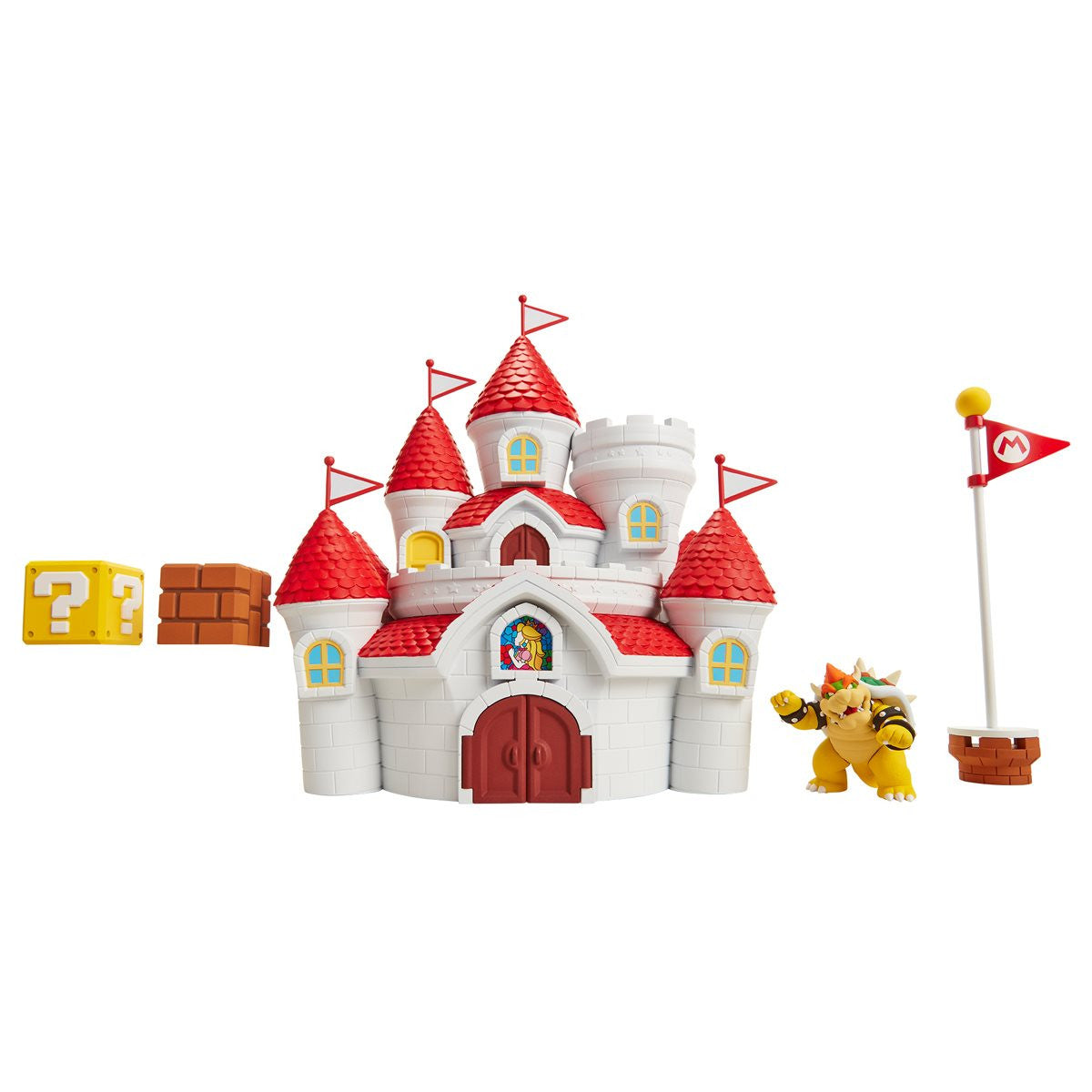 World of Nintendo 2.5" Mushroom Kingdom Castle Playset