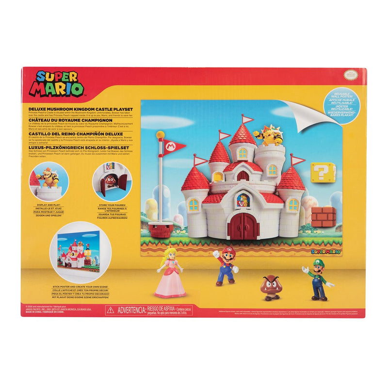 World of Nintendo 2.5" Mushroom Kingdom Castle Playset
